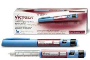 Victoza 6mg Injection - A medication vial and syringe for managing type 2 diabetes