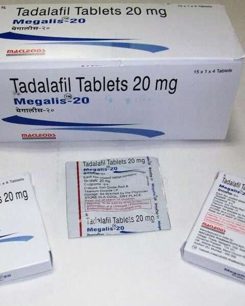 MEGALIS 20mg Tablet – Tadalafil 20mg