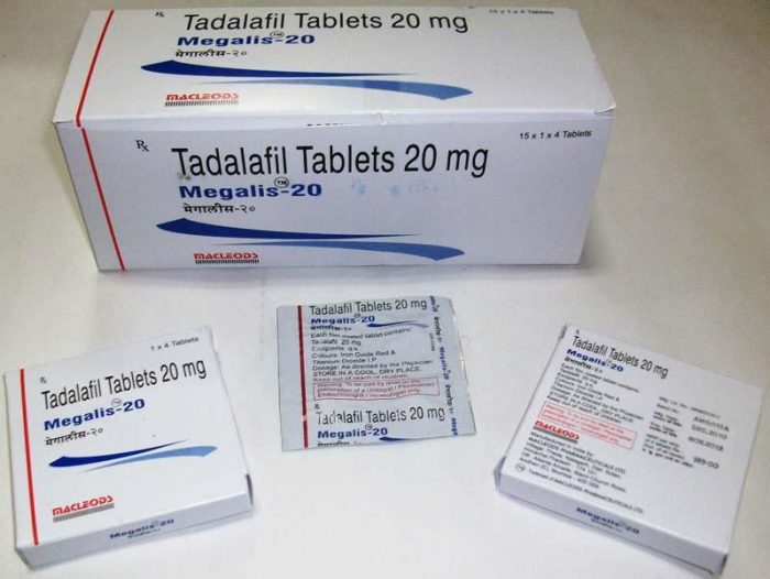MEGALIS 20mg Tablet – Tadalafil 20mg