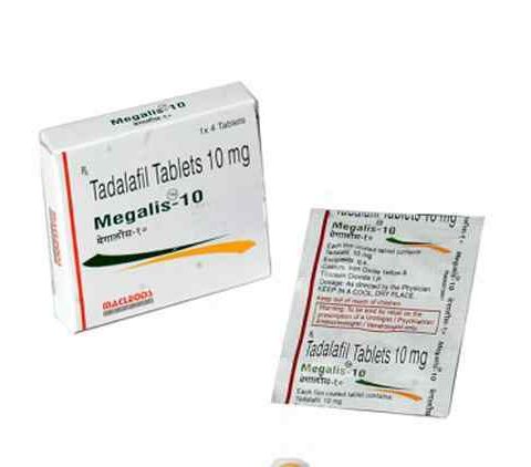 MEGALIS 10mg Tablet – Tadalafil 10mg