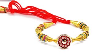 Complete Indian Rakhi Thali Set/Rakhi Platter. Thread/Bracelet/for Bhaiya, Bhabhi on Indian Rakhi Rakshabandhan Festival,?