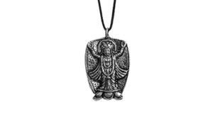 DollsofIndia Chaitanyadev Pendant - Cord Length - 22 inches Pendant - 1.5 inches (MK86)