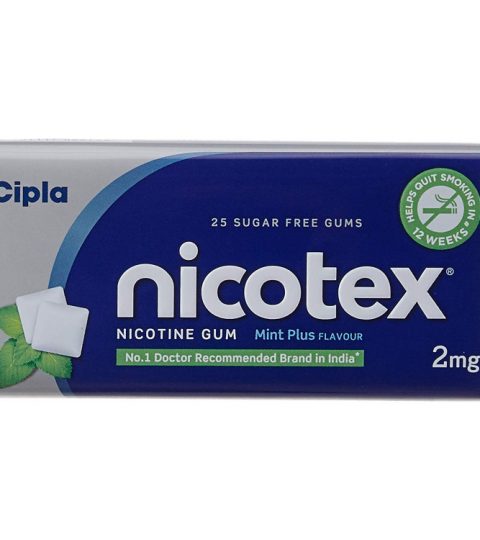 Nicotex 2mg Chewing Gums Tin Box Mint Plus