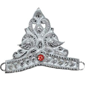 RAJLAXMI JEWELLERS 925/92.5 Pure Silver MUKUT/Crown for Hindu GOD and Men and Women (Size?
