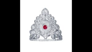 RAJLAXMI JEWELLERS 925/92.5 Pure Silver MUKUT/Crown for Hindu GOD and Men and Women (Size?