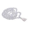 Shiva Rudraksha Ratna Natural Quartz Crystal / Sphatik Certified Mala Rosary - Image 4