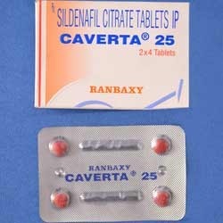 CAVERTA 25MG TABLET - Ranbaxy Laboratories Ltd