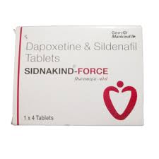 SIDNAKIND-FORCE TABLET FOR MAN / DAPOXETINE & SILDENAFIL TABLETS – MANKIND