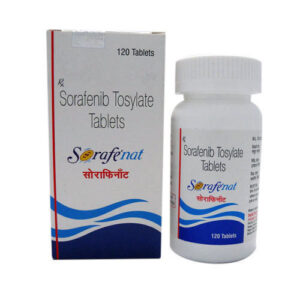 Sorafenat 200mg Tablet - A white pharmaceutical tablet used in cancer treatment