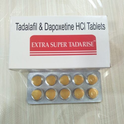 EXTRA SUPER TADARISE / TADALAFIL & DAPOXETINE HCL TABLETS – SUNRISE REMEDIES
