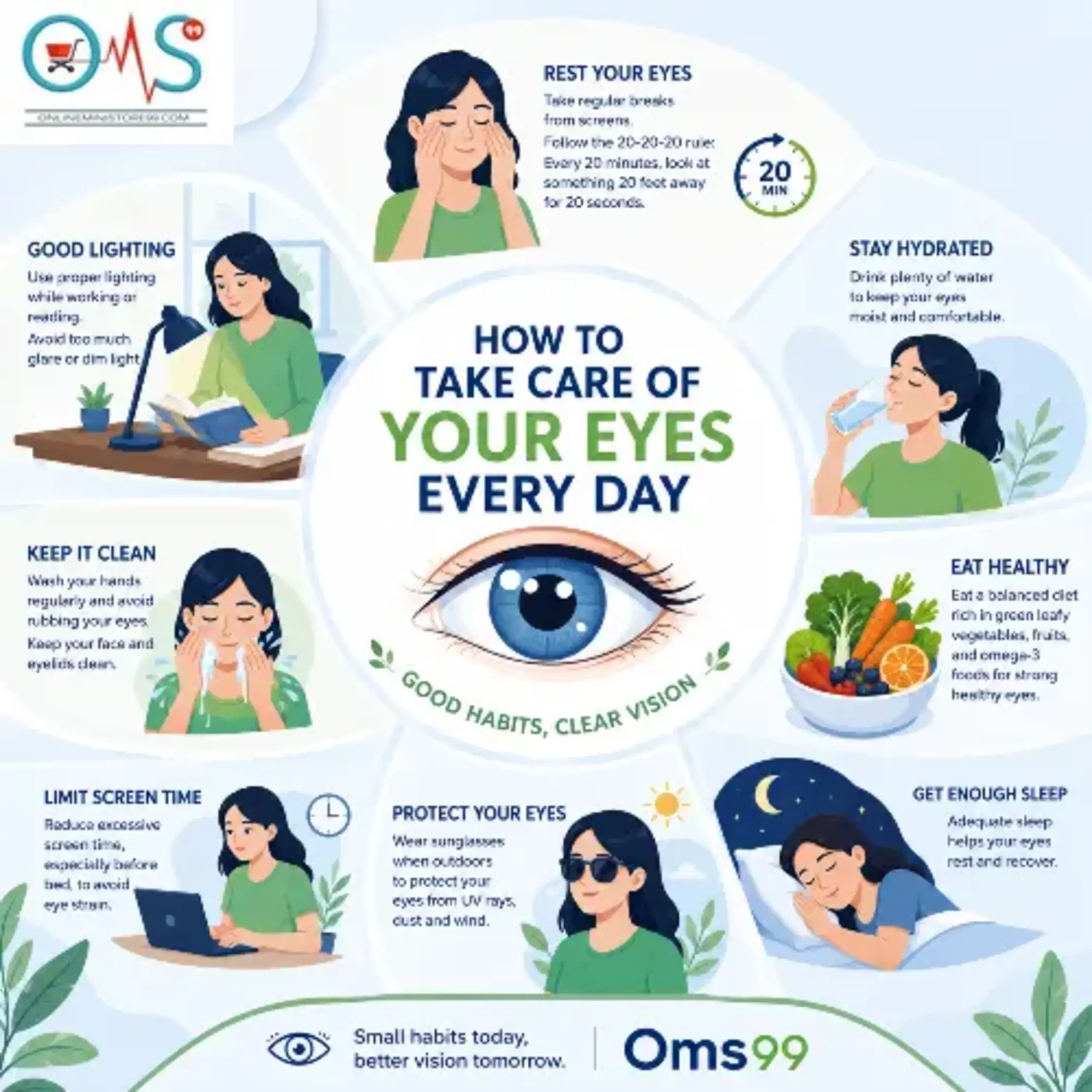 Simple Ways to Take Care of Your Eyes Every Day