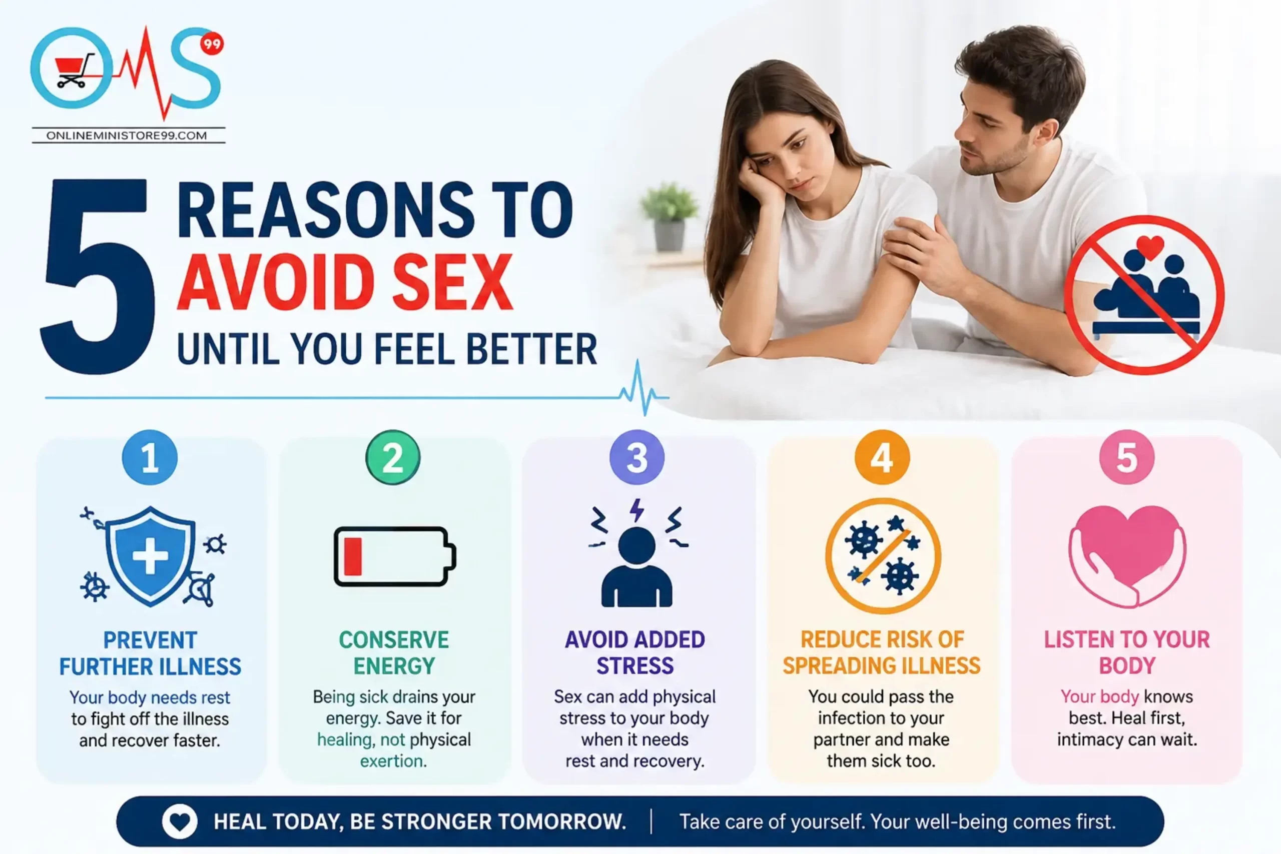 5 Reasons to Avoid Sex Until You Feel Better