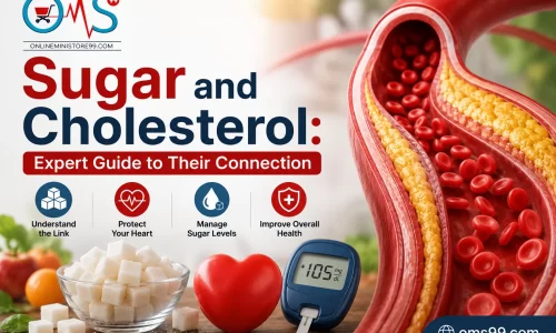 Sugar and Cholesterol Expert Guide explaining the connection between sugar intake, cholesterol levels, and heart health
