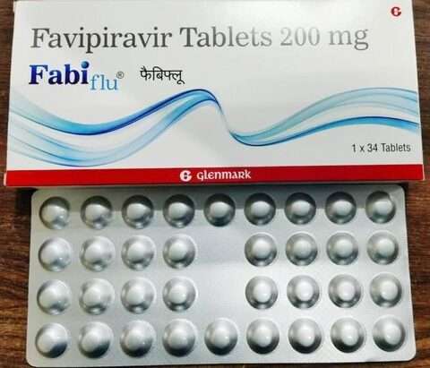 GLENMARK FABI FLU 200MG TABLETS FAVIPIRAVIR 200MG TABLETS - GLENMARK www.oms99.com