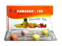 KAMAGRA 100MG CHEWABLE TABLETS MIX FRUITS FLAVOUR / SILDENAFIL CITRATE CHEWABLE TABLETS – AJANTA PHARMA