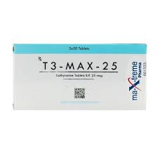 MAXTREME T3 MAX 25 MCG TABLETS / LIOTHYRONINE BP 25MCG TABLETS – MAXTREME PHARMA