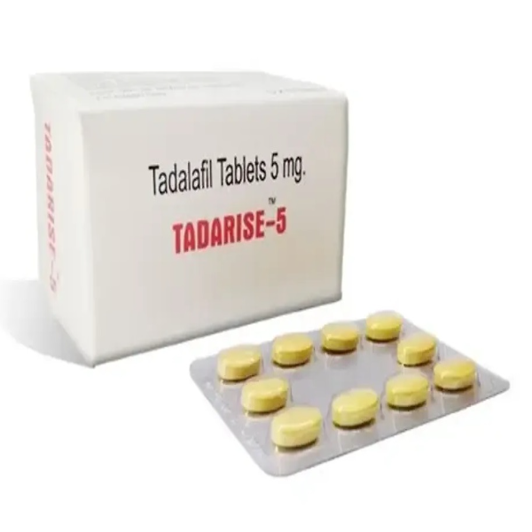 Tadarise 5mg Tablet Tadalafil 5mg daily ED treatment medicine pack
